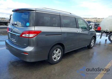 2017 Nissan Quest Sv from USA, damaged, VIN JN8AE2KP5H9165680